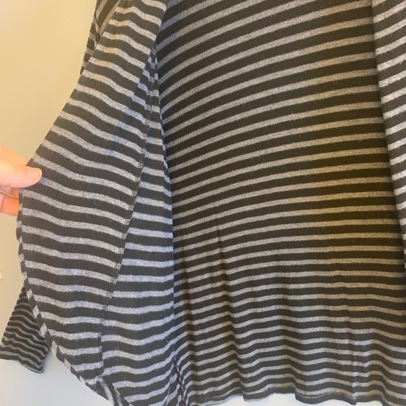 Black and Grey long sleeve cardigan, L - Picture 6 of 8